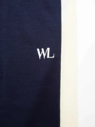 Bilde av WoolLand Ål tights kids Blue Ink